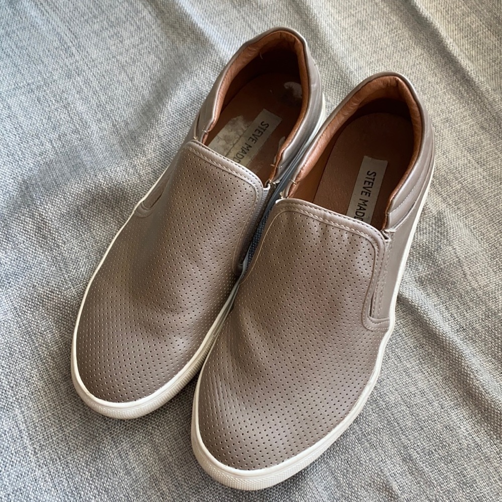 Steve Madden slip on sneakers - worn once